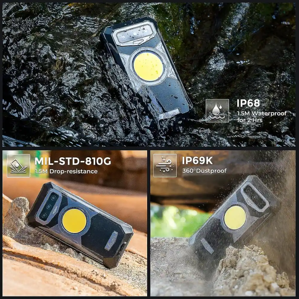 Fossibot F102 Rugged Smartphone 16500mAh (20GB + 256GB)