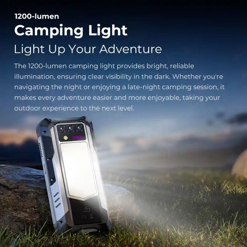 Oukitel WP100 Titan Projector phone 33000 mAh 100Lumen