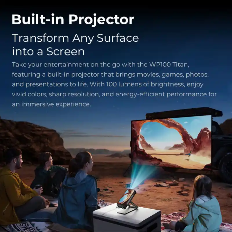 Oukitel WP100 Titan Projector phone 33000 mAh 100Lumen