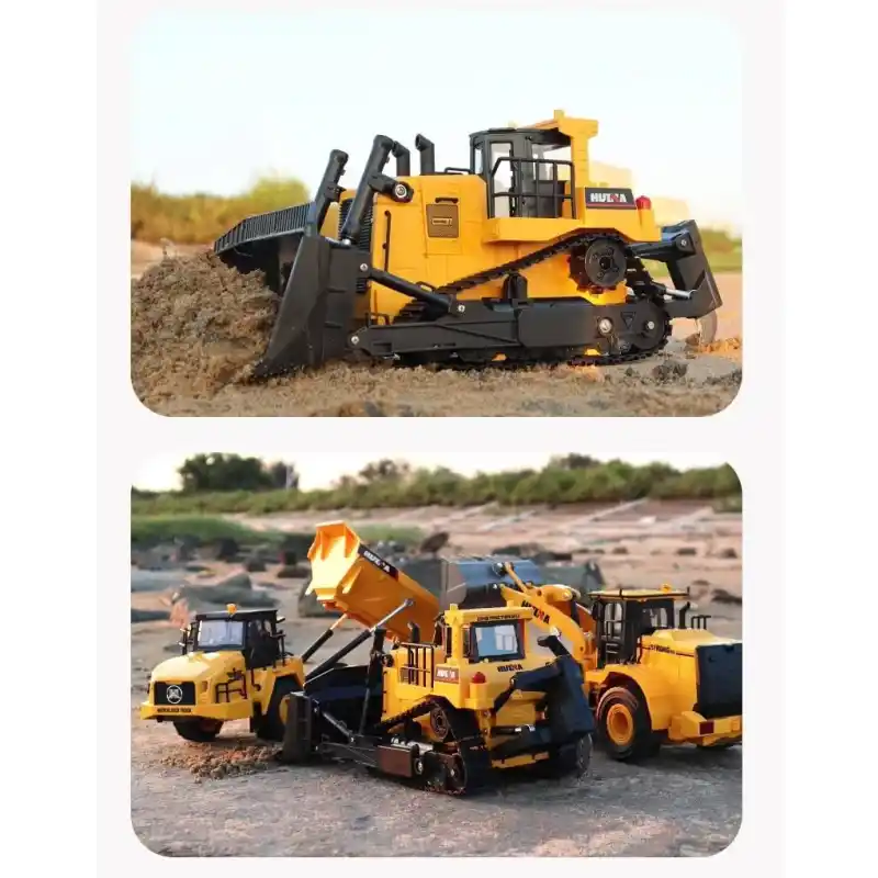 Huina 1554 RC Bulldozer 1:16 8CH Original Machine