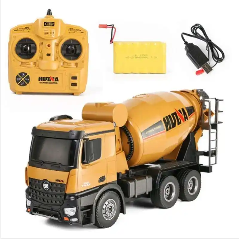 HUINA 1574 RC Concrete Mixing Truck Simulation 10CH