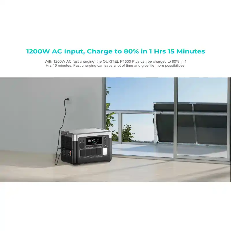 Oukitel P1500 Portable  Powerstation 1800W