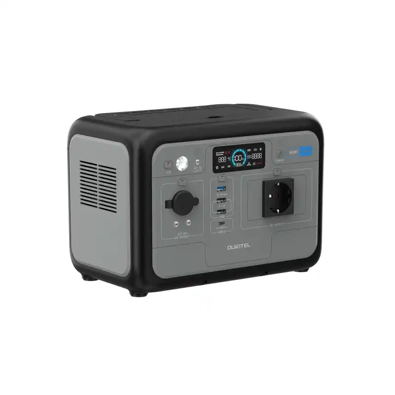 Oukitel Portable P800 Powerstation 800W Rated Power 512Wh Capacity LifePO4 Outdoor Home &amp; Emergency Use Energy Station