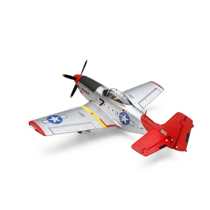 WLtoys A280 RC Airplane P51 Fighter Simulator 2.4G 3D6G Mode Glider Fixed Wing with LED Light