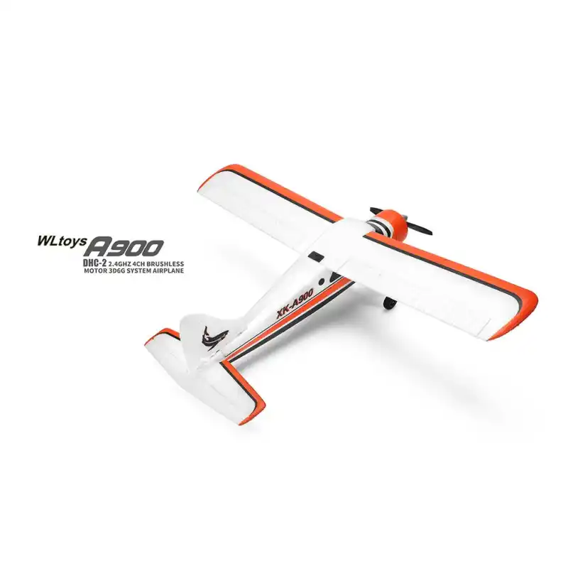 Wltoys XK DHC-2 A900 RC Airplane RC Plane RTF 2.4G Brushless 580mm EPP 3D/6G Compatible