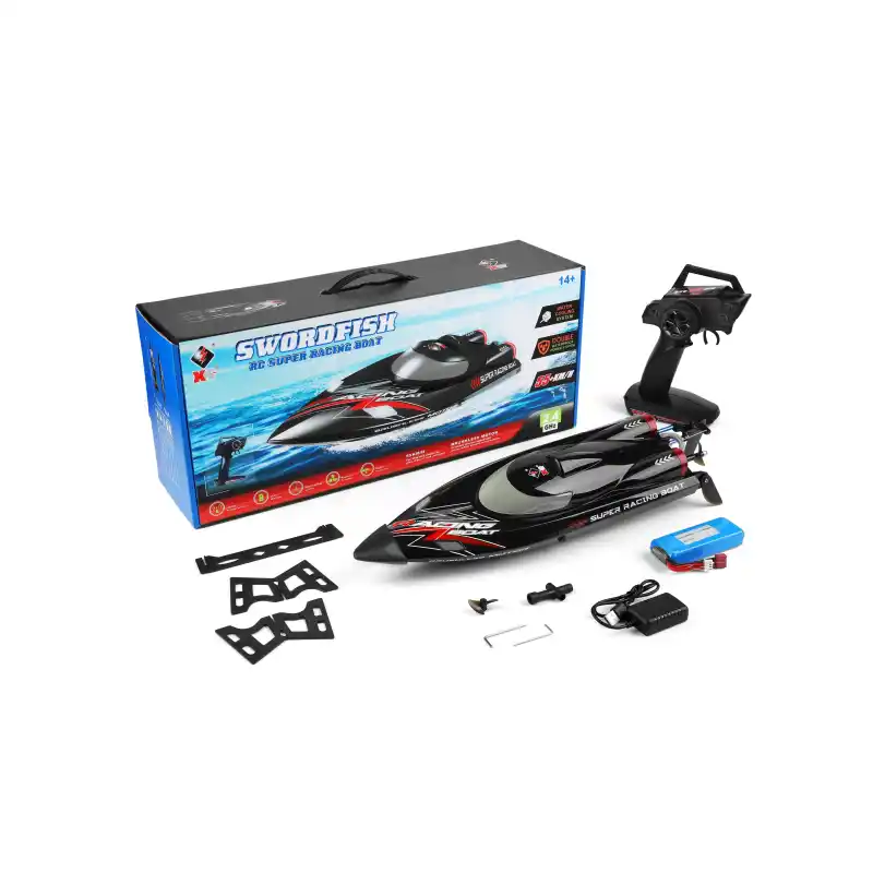 WLToys WL916 RC Boat 2.4GHz 4CH High Speed Boat Waterproof 55KM/H High Speed Brushless Motor Radio Control Boat