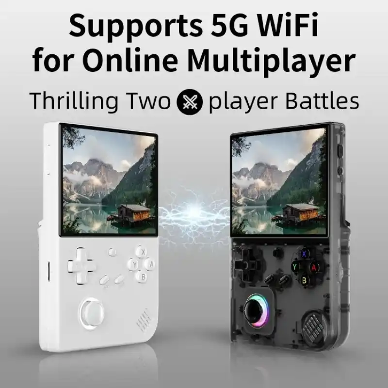 ANBERNIC RG40XXV Vertical HD Screen Joystick Game Console With Ambient Light Portable Retro Handheld Console