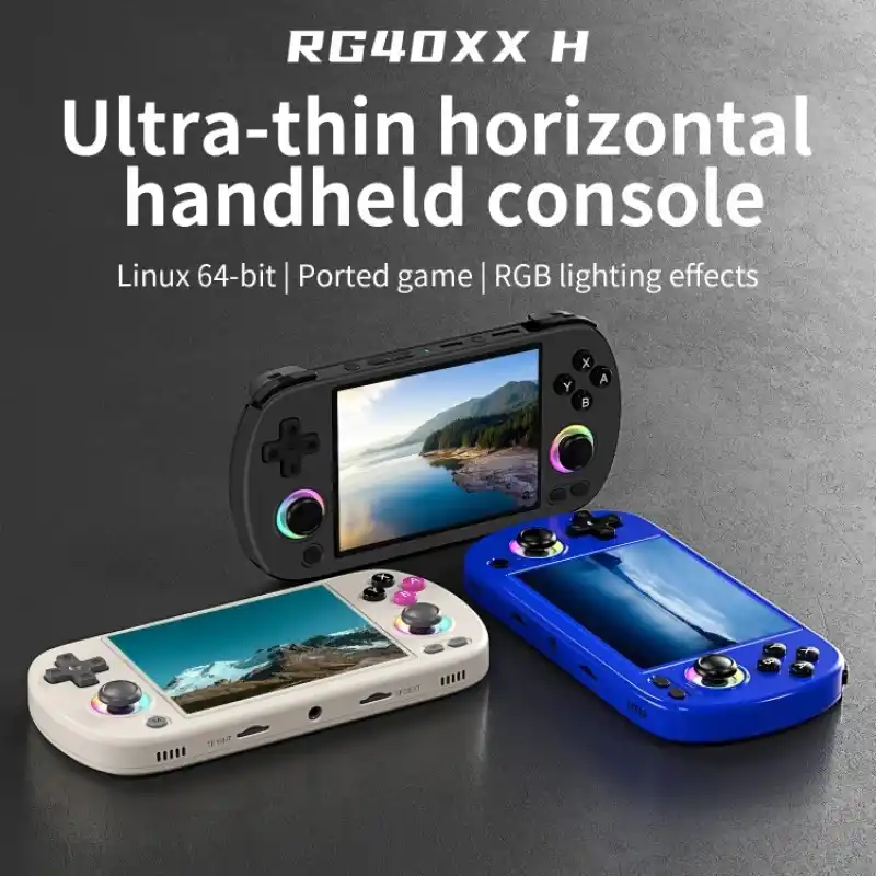 ANBERNIC RG40XXH WIFI Wireless Joystick Pocket Console HDMI Connection TV Online Sparring Game Console 64GB