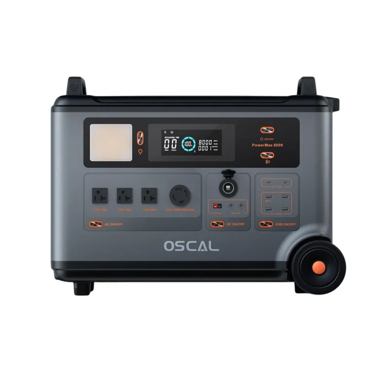 Blackview OSCAL PowerMax 6000 Portable Power Station 57600Wh Max Battery 120V/240V