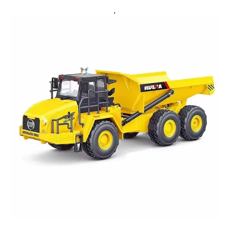 Huina 1553 Engineering Truck 1/16 11CH 2.4G Electric Sound and Light Alloy Metal Dumper RC