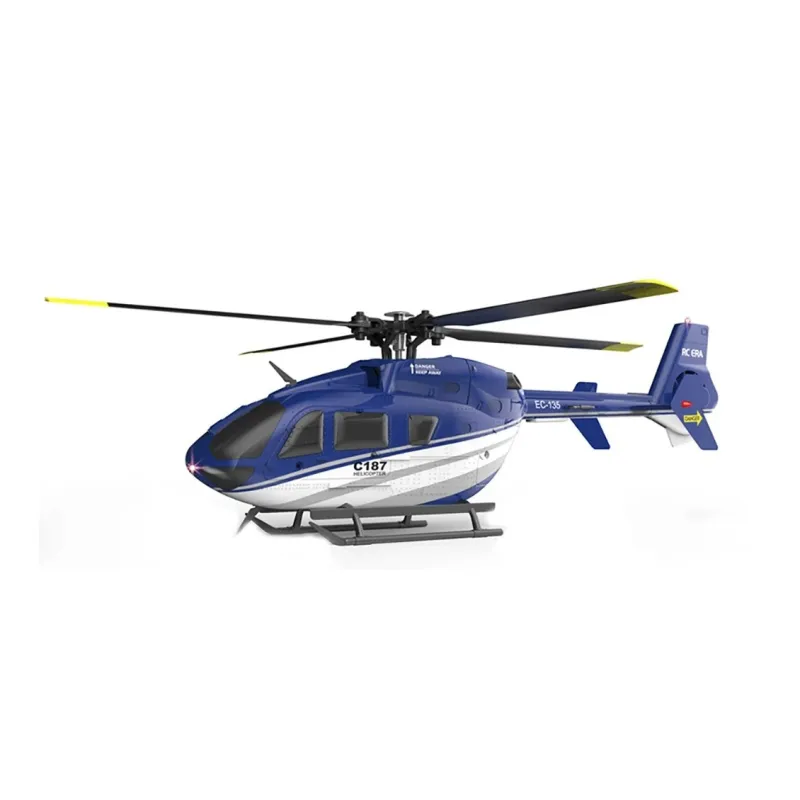 RC ERA C187 Helicopter 2.4G 4CH Single Blade EC-135 Scale 6-Axis Gyro Electric Flybarless RC Remote Control Helicopter