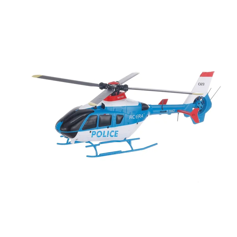 RC ERA C123 RC Helicopter 6CH Double Brushless Direct Drive Single Paddle Aileron Free Model 3D Optical Flow EC135