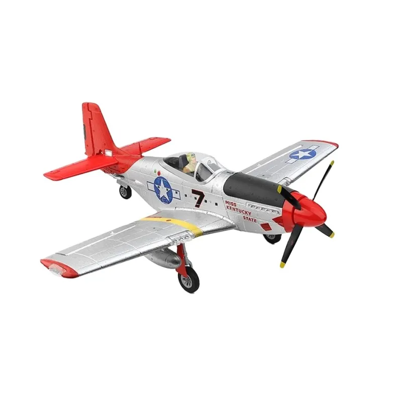 WLtoys A280 RC Airplane P51 Fighter Simulator 2.4G 3D6G Mode Glider Fixed Wing with LED Light