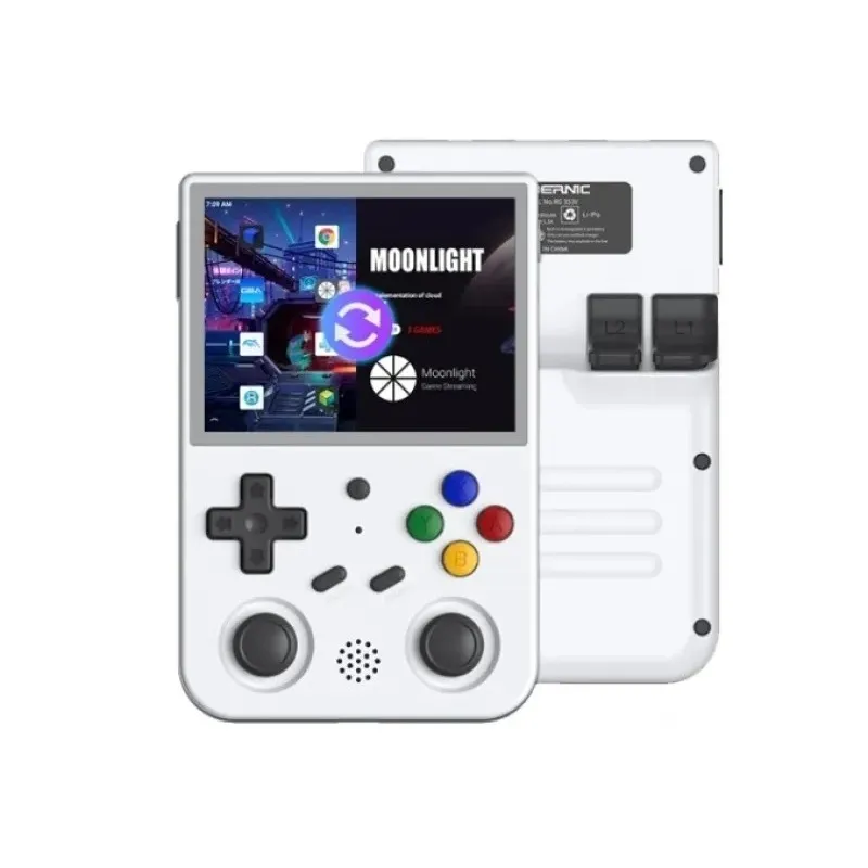 ANBERNIC RG353V 3.5 Inch Wireless Game Box Android 11 Linux OS Handheld Game Console 64GB Games
