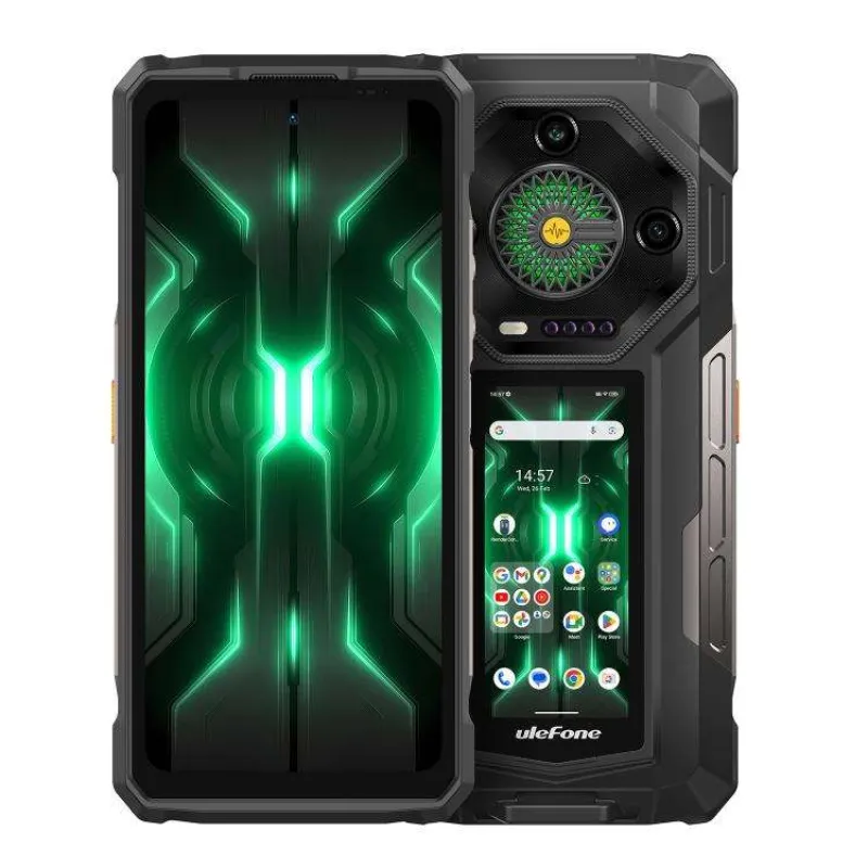 Ulefone Armor 33 Pro Rugged Phone 16GB+512GB Night Vision Phone 6.95 Inch 3.4 Inch Dual Screen Android 14 Smartphone Available in India