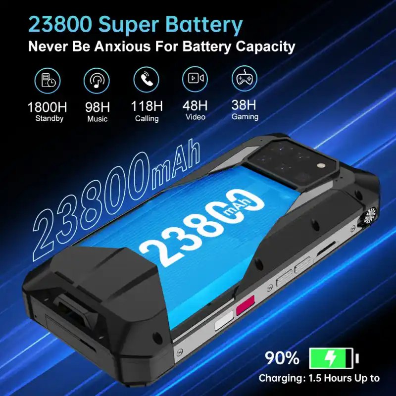 Unihertz 8849 Tank 3 pro Laser Projector Phone 5G (32GB + 512GB)