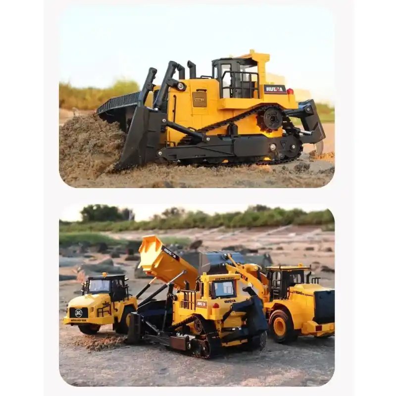 Huina 1554 RC Bulldozer 1:16 8CH Original Machine