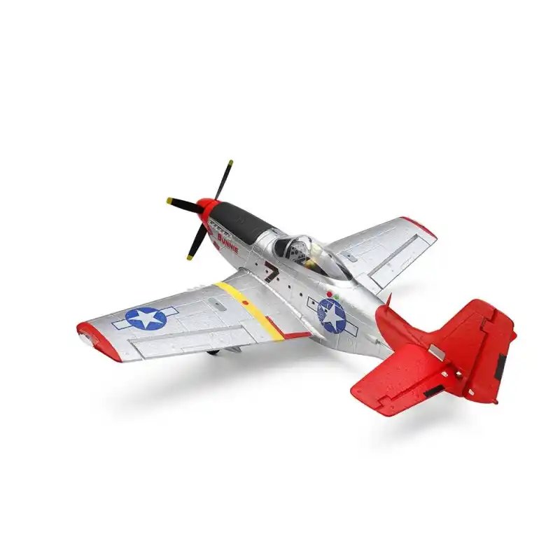 WLtoys A280 RC Airplane P51 Fighter Simulator 2.4G 3D6G Mode Glider Fixed Wing with LED Light