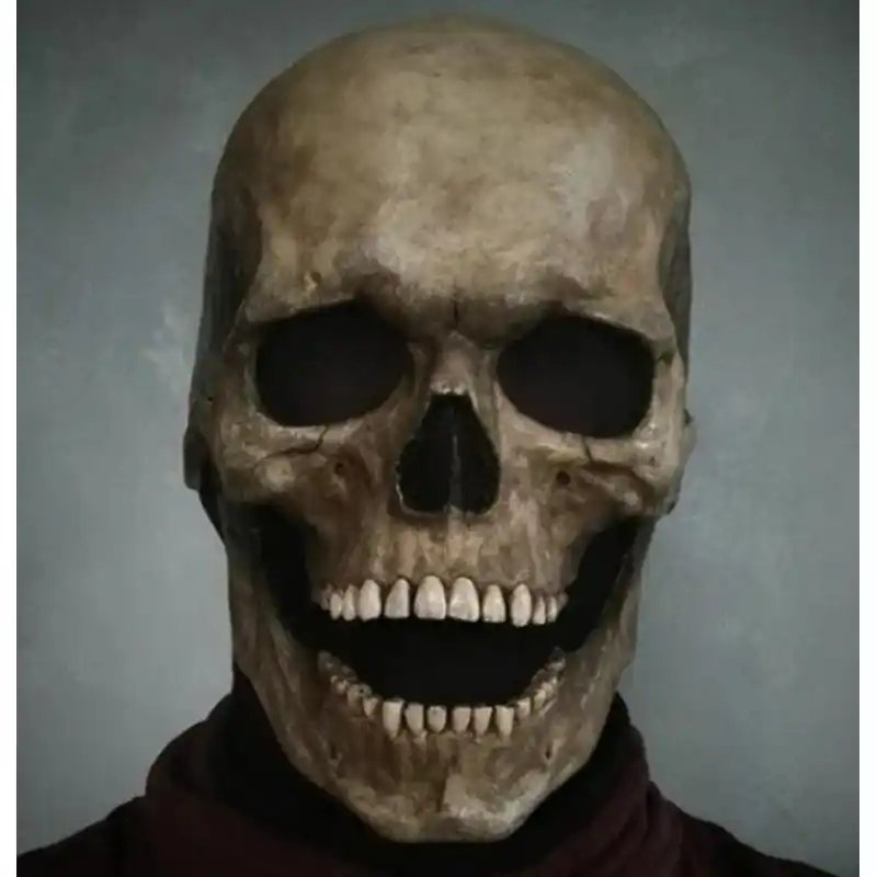 KEWOSEN Halloween Mask Latex Mask Horror Decoration Helmet Movable Jaw Masque Gifts Party Costume Mask