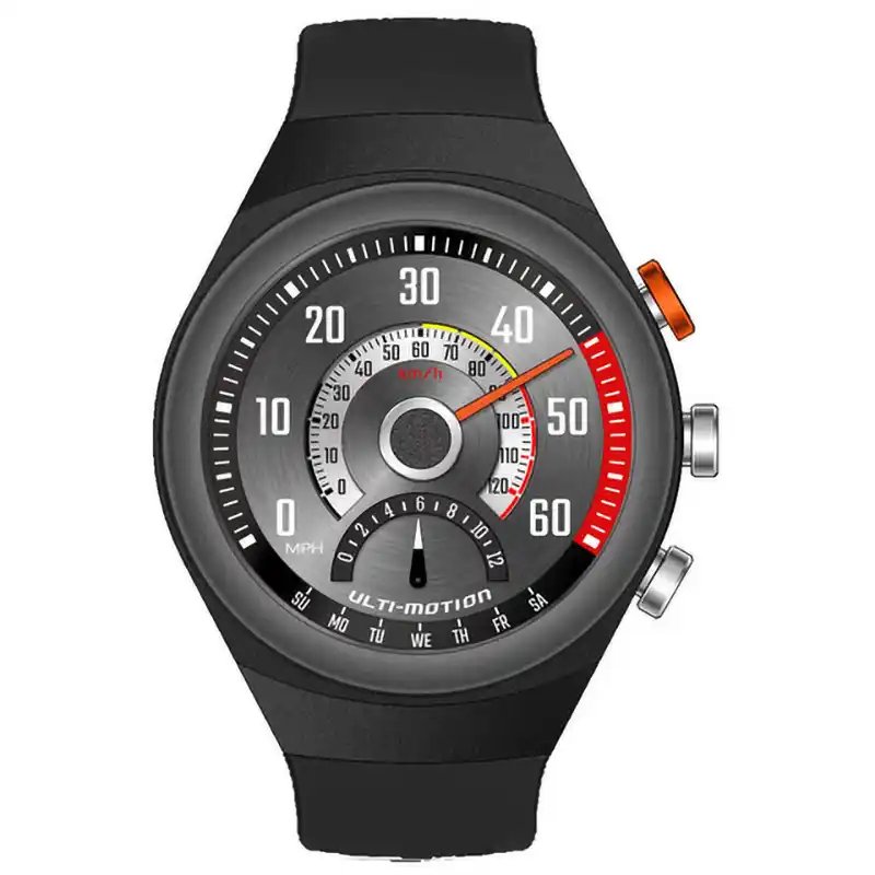 Ultimotion New Unique Gearbox Watch Available in India Grey