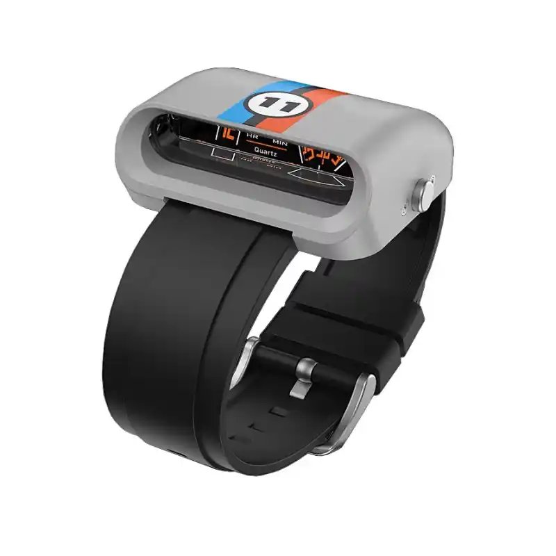 T Engine Gearbox Movement Silicon Strap Sport watch Multicolor