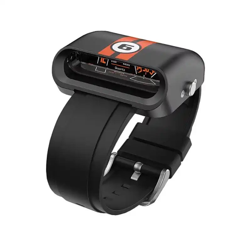 T Engine Gearbox Movement Silicon Strap Sport watch Multicolor